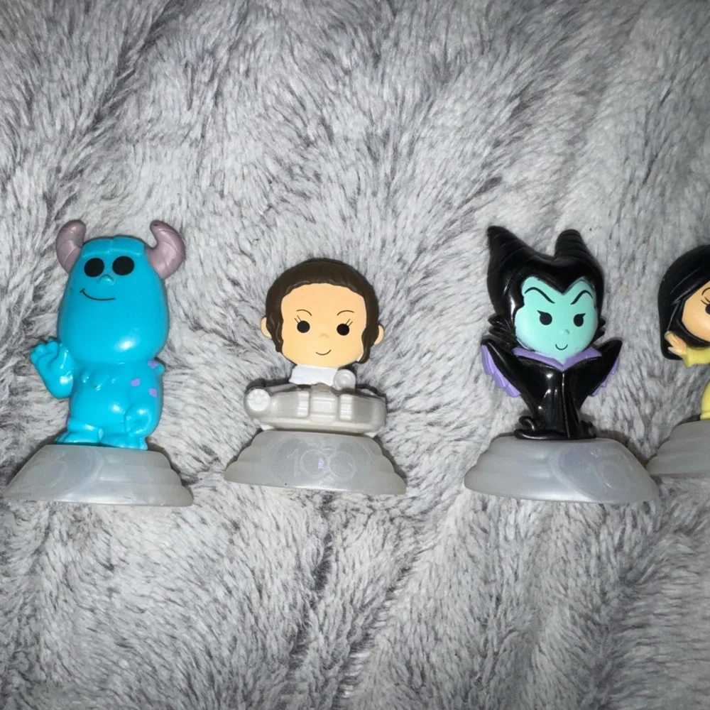 McDonald’s Disney 100 Happy Meal Toy bundle of 6 figures
